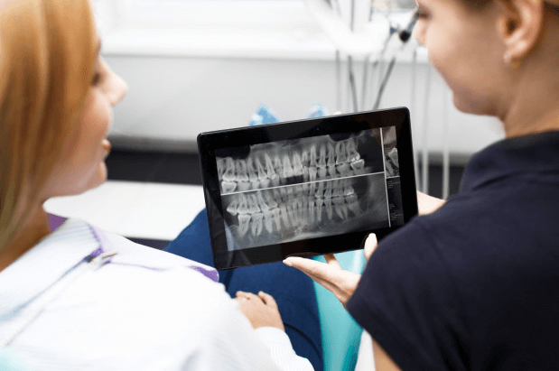 ficha clinica odontologia radiografia