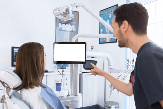 odontologia digital dentista paciente