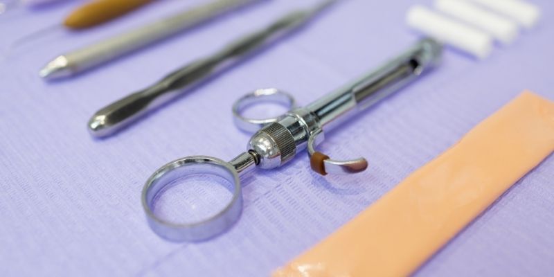 anestesia dentista ferramentas