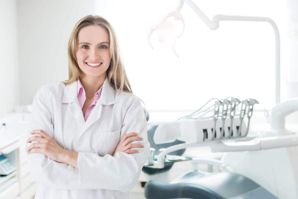 Agenda de Dentista mulher sorrindo